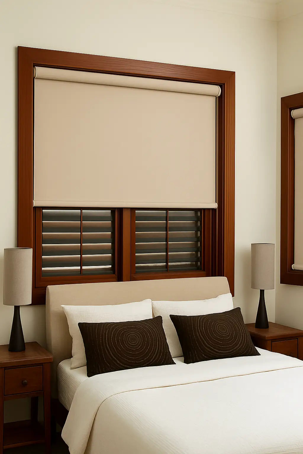 Rolety wolnowiszące — przykład 3