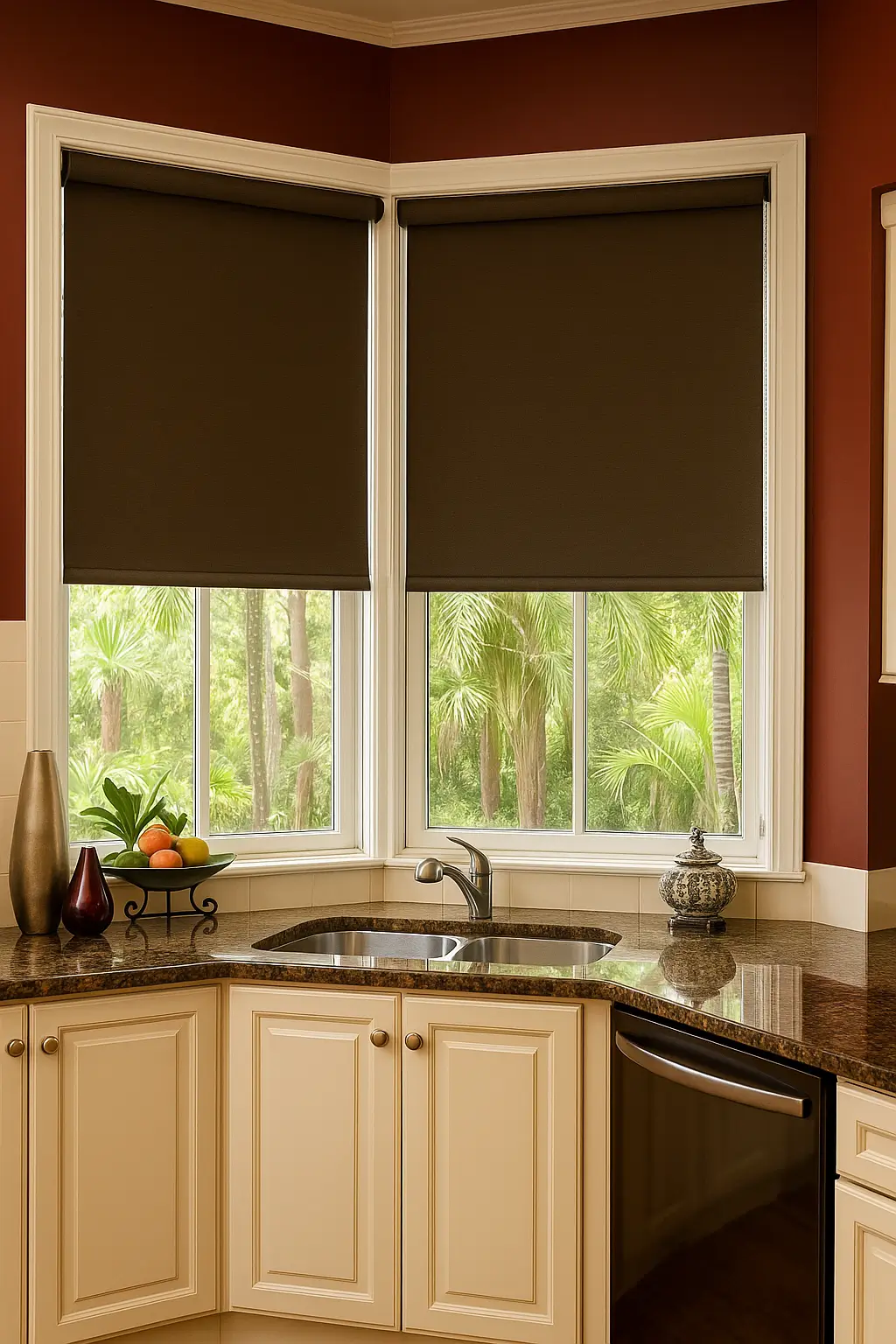 Rolety wolnowiszące — przykład 4