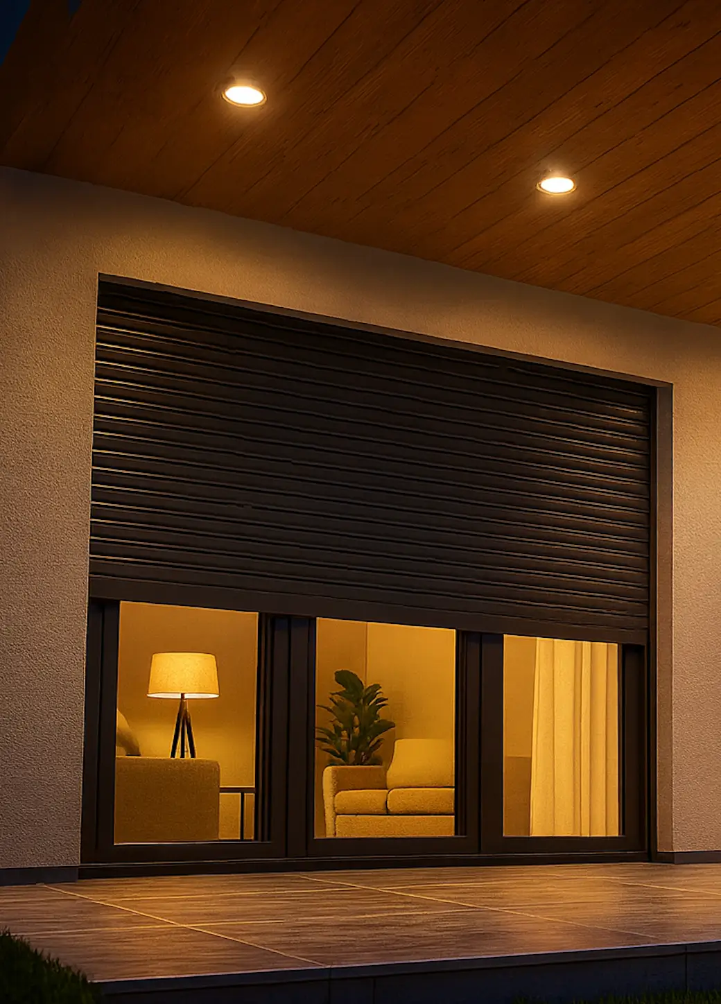 Rolety zewnętrzne nadstawne — realizacja