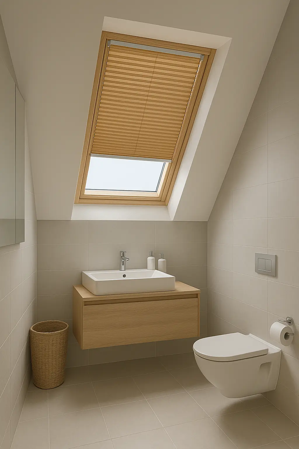 Plisy COSIMO SMARTLINE – do okien dachowych — przykład 2